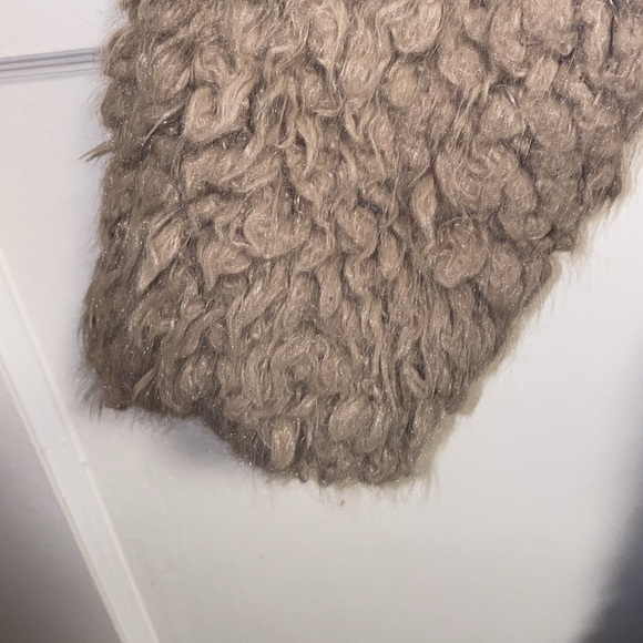 Zara Basic Outerwear Small Texture Coat With Hood Color Mink - Picture 10 of 13